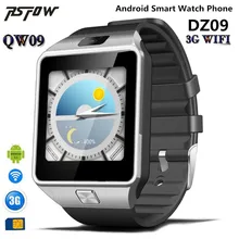 RsFow 3G WIFI QW09 Android Smart font b Watch b font DZ09 MTK6572 512MB 4GB Bluetooth