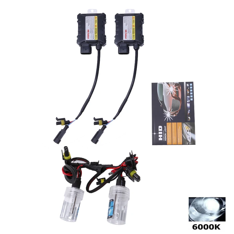 

H1 H3 H4 H7 H11 9005 9006 880/881 HID Headlight Conversion Bulbs Kit 55W