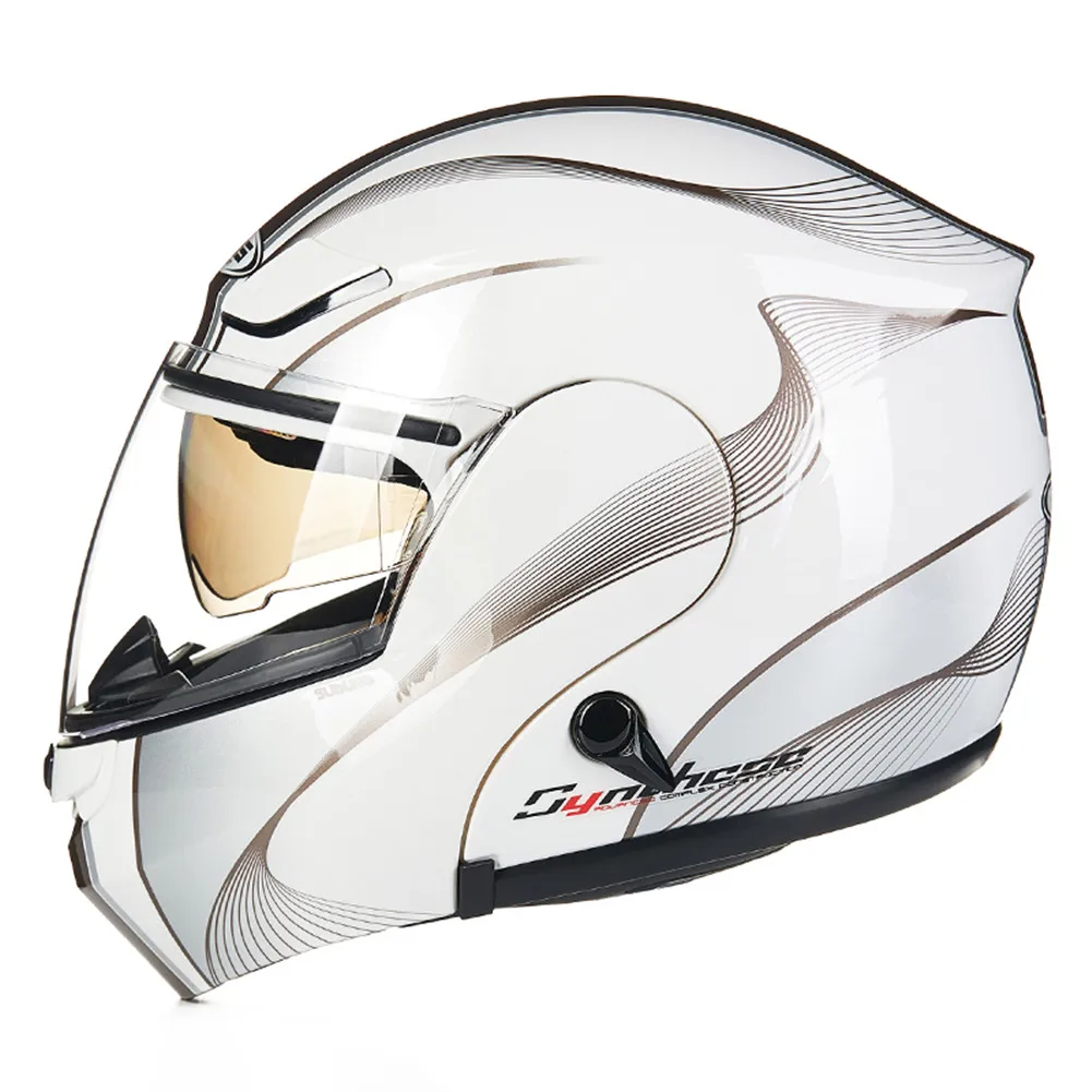 Модульный мотоциклетный шлем Filp Up с открытым лицом Capacete Da Motocicleta Cascos Para Moto Casque Kask Helm гоночные шлемы