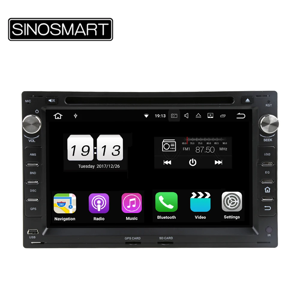 Excellent SINOSMART Android 9.0 4G RAM 8 core CPU Car DVD GPS Player for VW Passat B5/Golf MK4/Polo/Bora/Jetta/Citi Canbus Optional 0
