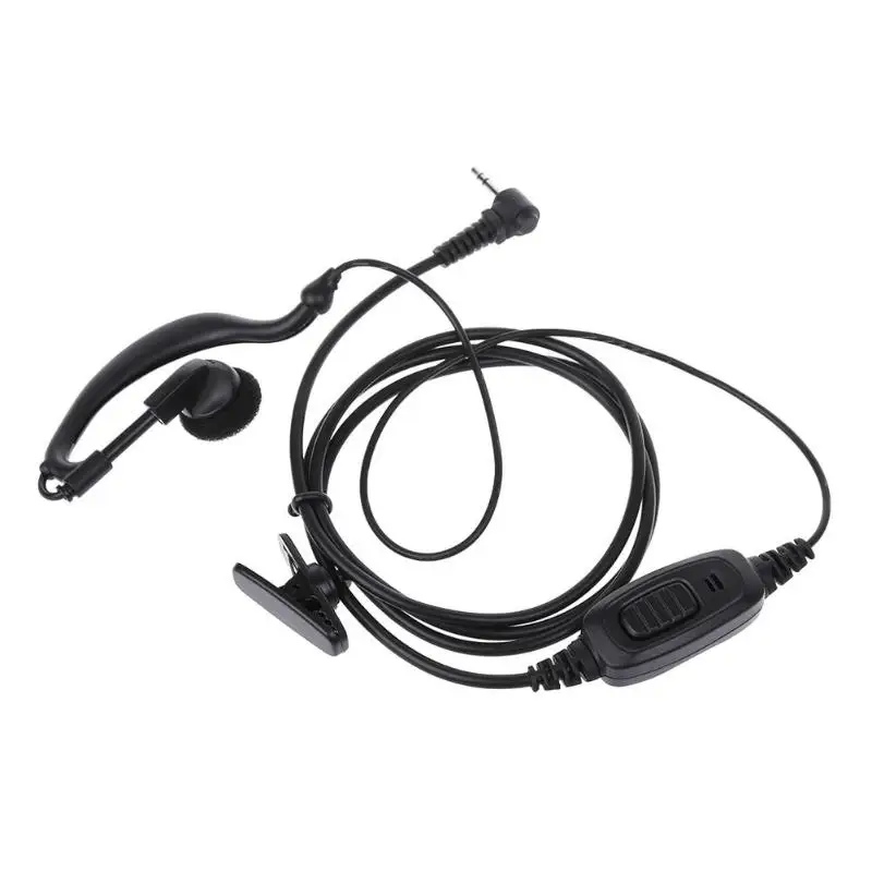 Alloet G ShapeHeadset 1pin 2 5 мм Jack PTT Mic наушник для Motorola T6200 TKLR T3 T6 TLKR T7 T8 радио Walkie Talkie|Запчасти