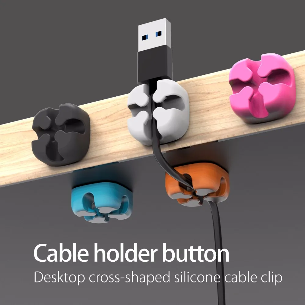 ORICO ЦВЕТНОЙ кабель для намотки провода Органайзер usb держатель наушников защита