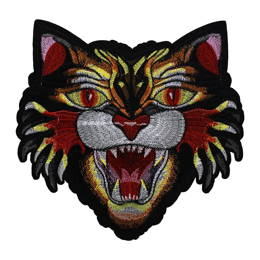 10 шт. аппликация для одежды с вышивкой головы леопарда | Дом и сад