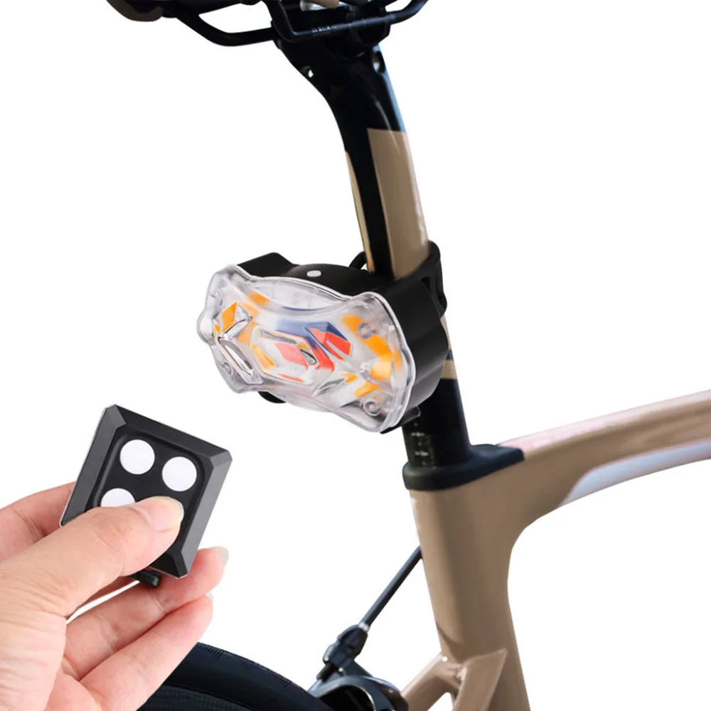 Best Bicycle Bike Rear LED Tail Light Wireless USB Remote Control Turn Signals Light RED1 1 Best Bicycle Bike Rear LED Tail Light Wireless USB Remote Control Turn Signals Light RED1 1