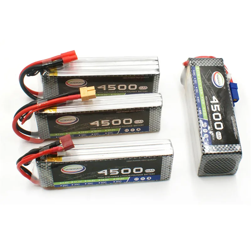 Новые батареи 11 1 V 3S 35C 4500mah RC вертолетный Липо Аккумулятор для радиоуправляемой