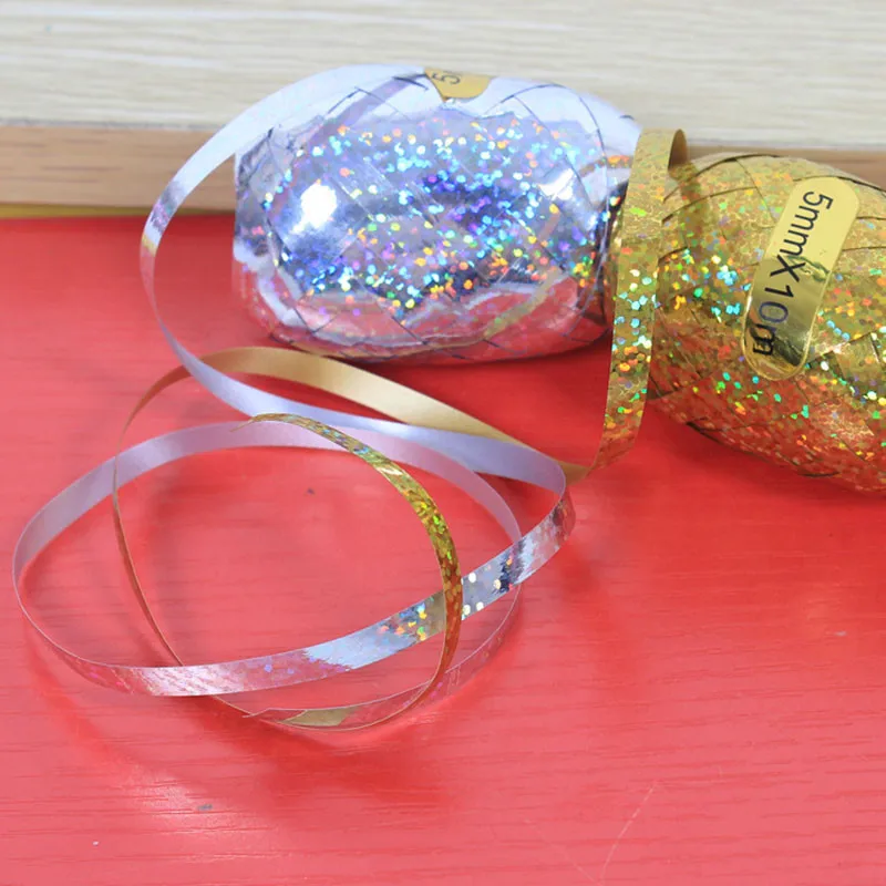 10 м* 5 мм шар лента рулон DIY подарки ремесла Фольга керлинг Свадьба День Рождения украшения Детские принадлежности воздушные шары инструменты globos