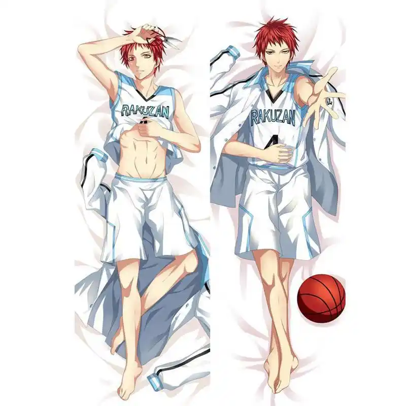 Hot Japanese Cool Anime Kuroko No Basuke Akashi Seijuro Throw Otaku Dakimakura Gift Bedding Hugging Body Pillow Case 150x50 Cm Aliexpress