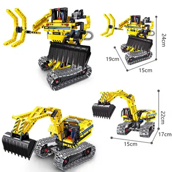 

Deformation Assembled Excavator Toy Excavator Toy Assemble Gift Decorate Non-Toxic Cute Funny