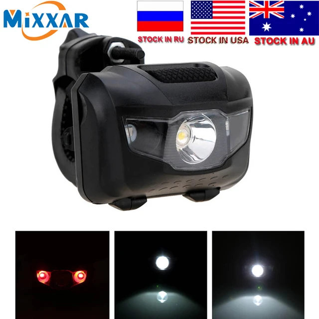 Cheap LED Bicycle Light  Bike Cycling Accessories ABS Head Tail Taillight MTB Bike Front Rear Light Warning Lights Flashlight
