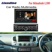 Liandlee 2 din Автомобильный gps Android для Mitsubishi L200 2008~ 2013 радио Navi навигационные карты dvd-плеер HD экран OBD2 камера ТВ