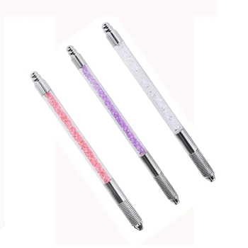 

Microblading Manual Pen Kit Set 3Pcs Acrylic Eyebrow Lip Eyeliner Permanent Makeup for Embroidery Needles Pigment Tattoo Supply