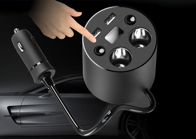 Cup car charger Dual USB car energy cup Multi-function car charger(simplified version)