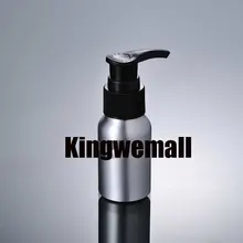 300 шт./лот Ёмкость 30 мл Электрический алюминиевый бутылка с черным насос косметическая упаковка LB01-1