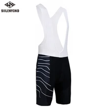 Siilenyond Лето противоударный Велоспорт нагрудник шорты 3D гель мягкий мужской велоспорт нагрудник нижнее белье Удобная губка Велоспорт велосипед брюки