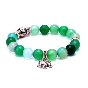 

10pcs/lot wholesaleretail 1 beaded bracelet 1 shape charm braceletbangles 1 ball nice Jewelry For Women Gift