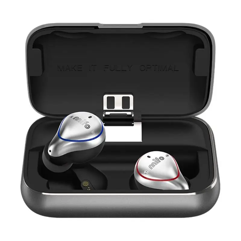 

Mifo O5 TWS Mini Bluetooth 5.0 Wireless In-Ear Earbuds Waterproof Earhones 3D Stereo Sound Earphones with Charging Box