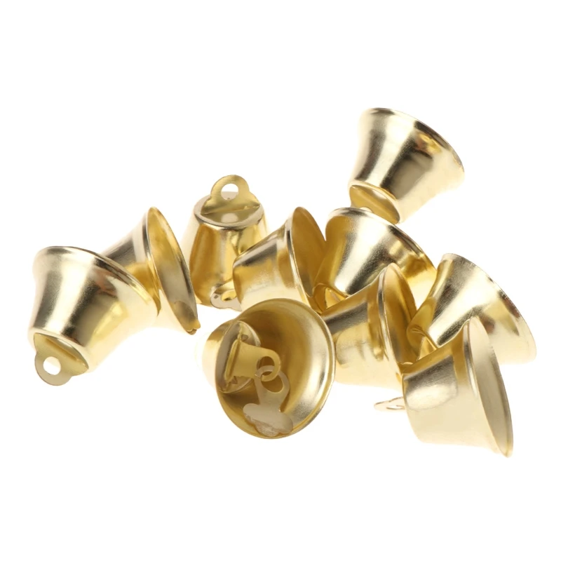 

10pcs Parrot Toys Bell Golden Accessories Sound Decoration Bird DIY Pet Supplies