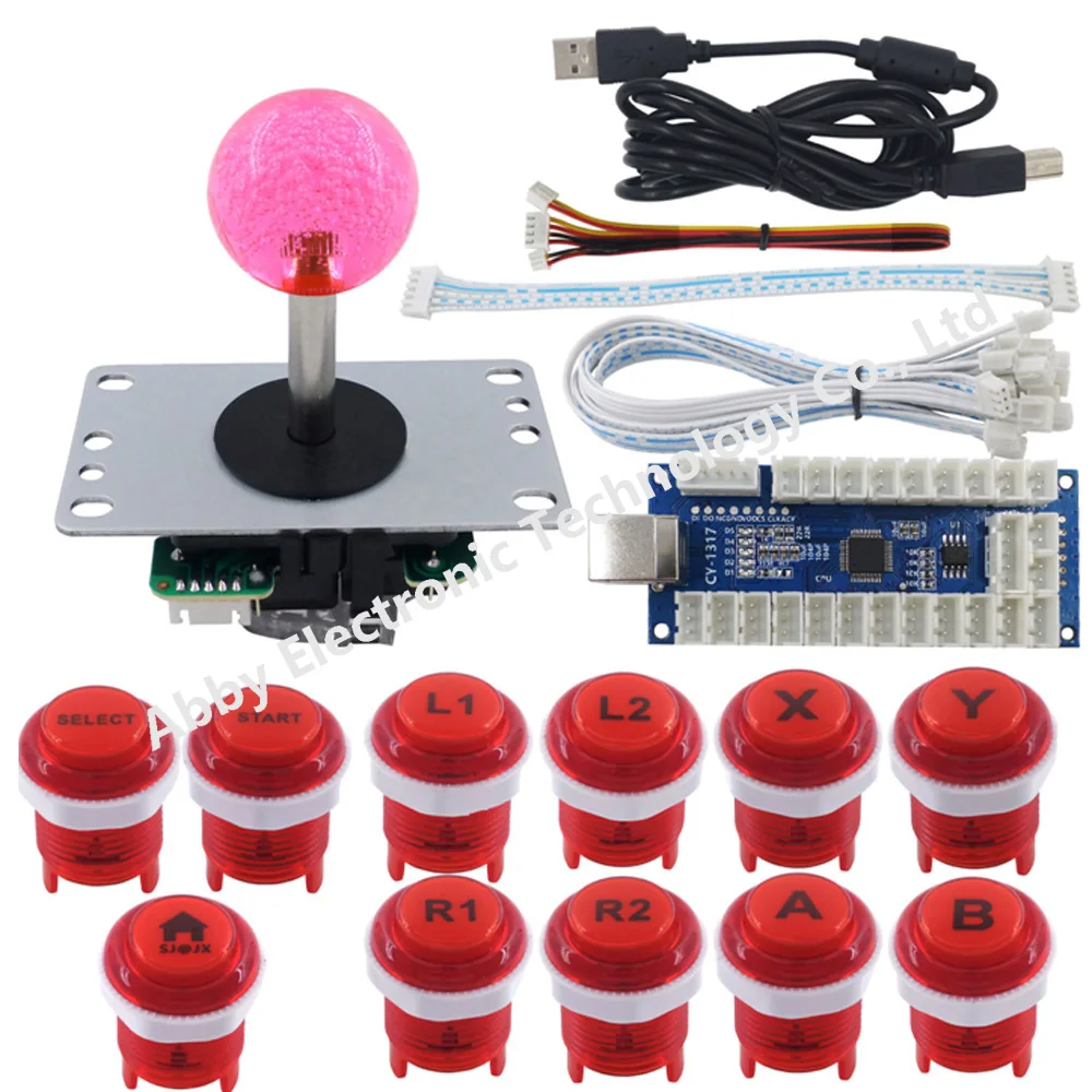 Аркадный LED DIY Набор для компьютера телевизора мобильного телефона планшета PS3