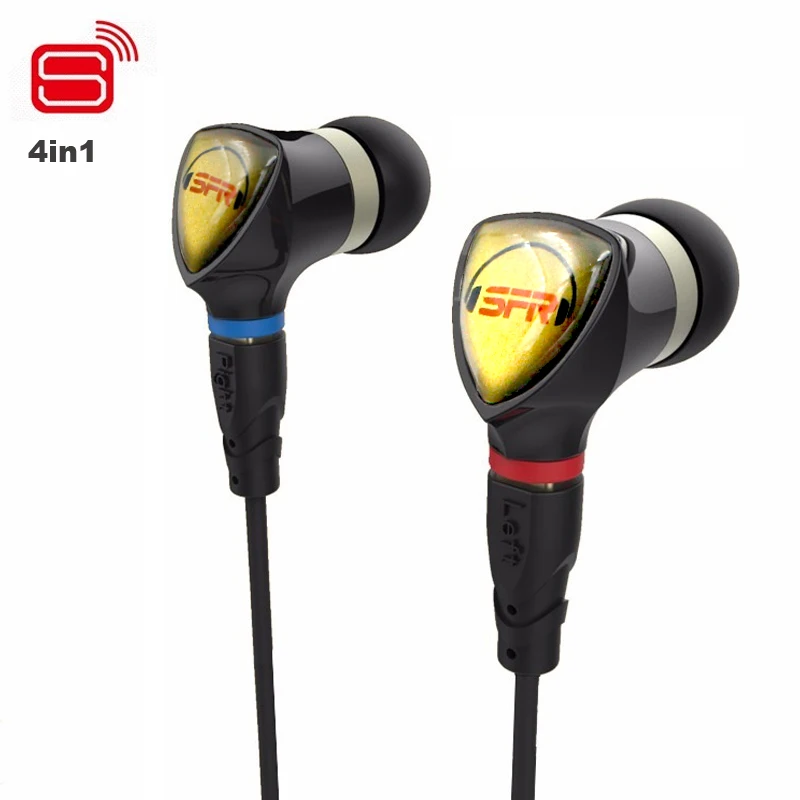 PZ SENFER 4 в 1 heandphone Наушники вкладыши с интерфейсом MMCX Hi Fi наушники гарнитура ie80 ie8 ie800