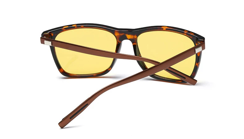 Желтые линзы ночного видения Поляризованные очки для вождения Professional уменьшить блики Мужская мода вождение автомобиля антибликовые очки