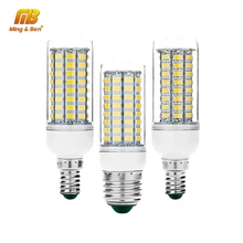 E27 E14 светодиодный шарик 30 36 56 72 89 светодиодный s люстры лампы в форме свечи SMD5730 лампа светильник светодиодный кукурузный светильник 220 В лампада светодиодный s Свеча светильник Точечный светильник