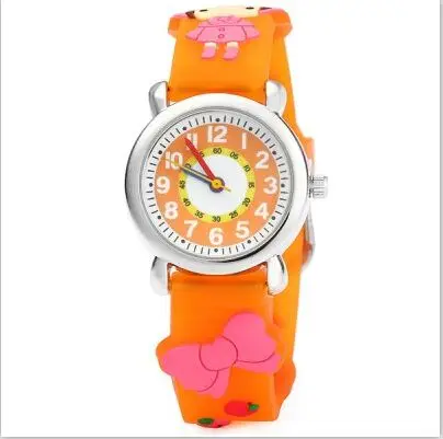 

2016 3D Cartoon Watches Kids Children Baby for Girls Fashion Lady Wristwatch Quart Watch Cute Clock Little red riding hood watch