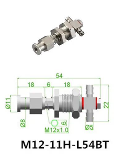 Приспособление для манипулятора, вращающаяся присоска для сиденья, присоска, кронштейн M12, робот, вакуумная подушка - Цвет: M12-11H-L54BT