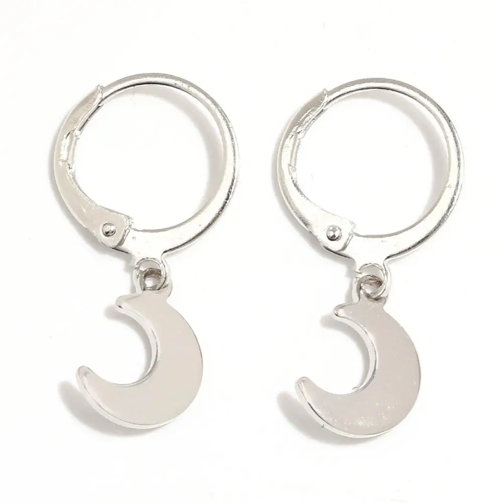 Cartilage Earring Hoop Earrings Set Small Hoop Earring for Women 3 Prs Set Jewelry Gift - Metal Color: E8767