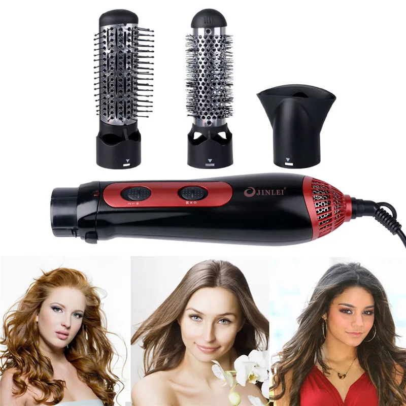 

220-240V Electric Hair Dryer Curler 1200W Hairdryer Styler Hair Blow Machine Brush Comb Straightener Diffuser Styling Tool 3940