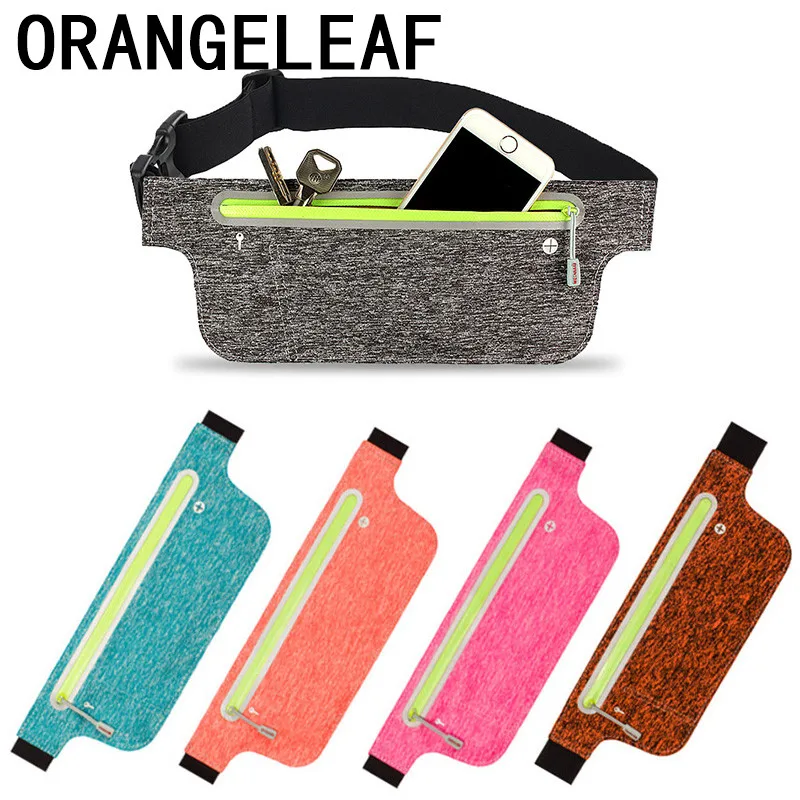 Lycra Nylon Travel Waist Bag For Women And Men Funny Pack Portable Slim Security Useful Travel Bag Hidden Wallet Money