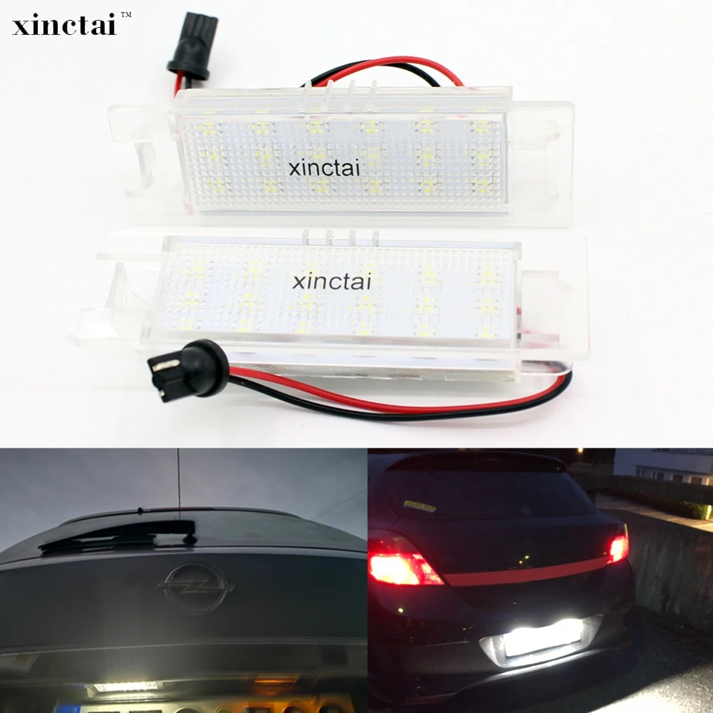 corsa d led number plate lights