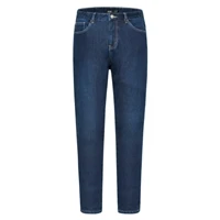 Cowboy deep blue SEMIR, мужские облегающие джинсы из флиса, вареный деним, мужские хлопковые джинсы, супер облегающие, с молнией, с пуговицами, для зимы - Цвет: Cowboy deep blue