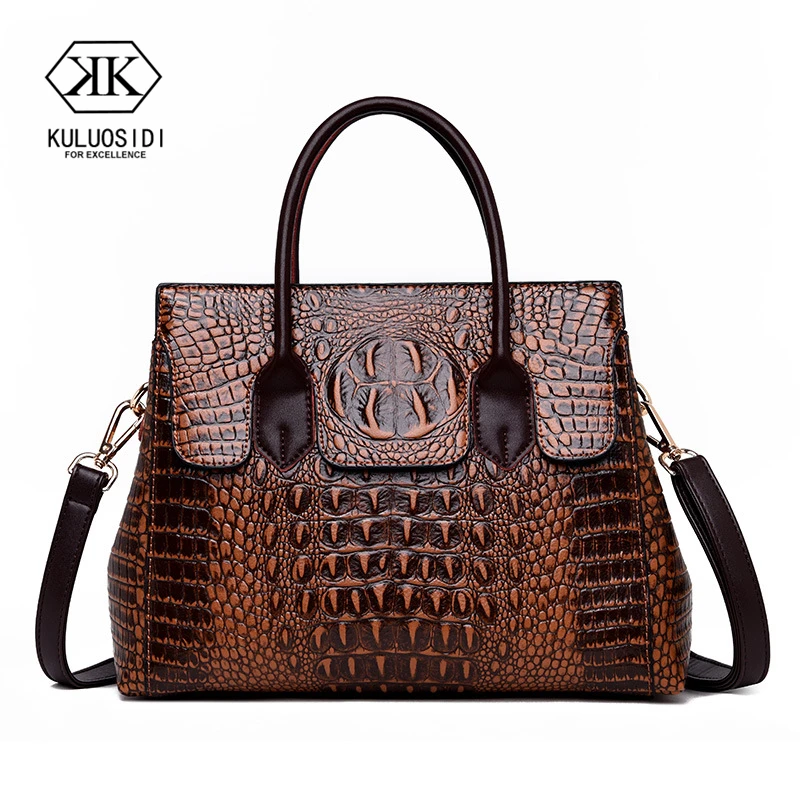 

Alligator Luxury Handbags Women Bags Designer Crossbody Bag For Women 2018 Leather Handbag Sac A Main Ladies Hand Bags