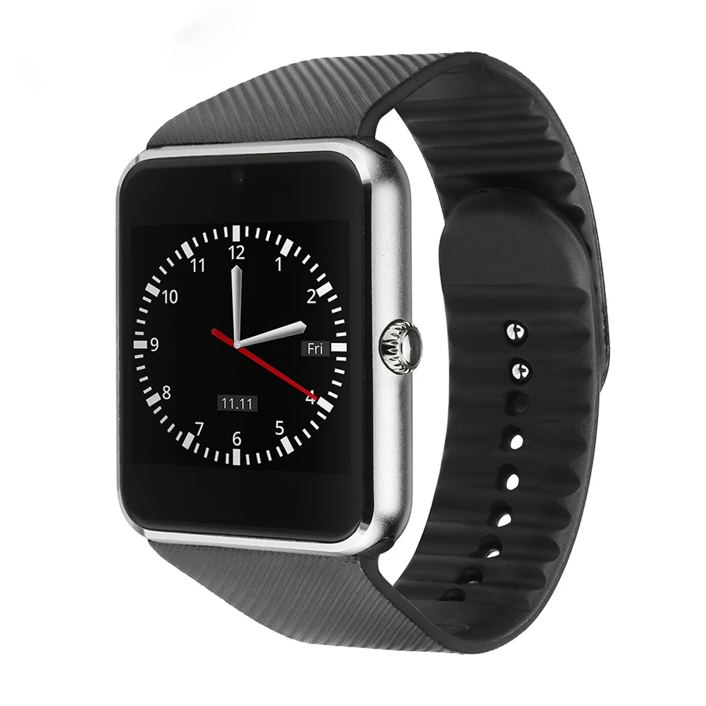 Men Smart Watch Alarm Clock MP3 Sync Notifier Support Sim Card