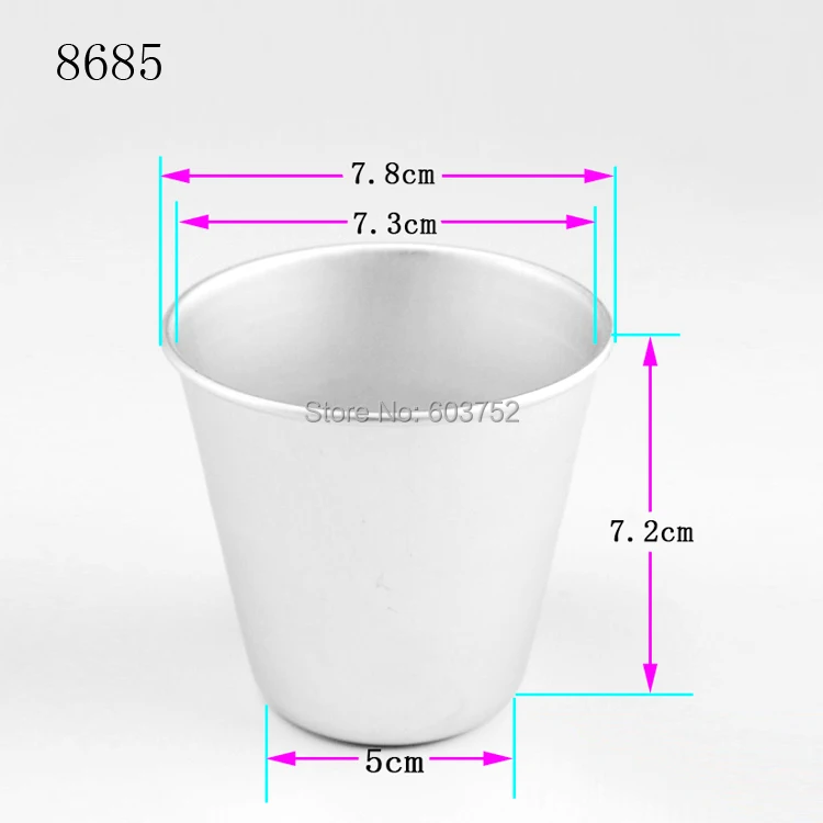 

BAKEST 50pcs per lot 3d Round Aluminum Alloy Cake Baking Mold Decorating Bakeware Muffin Pans