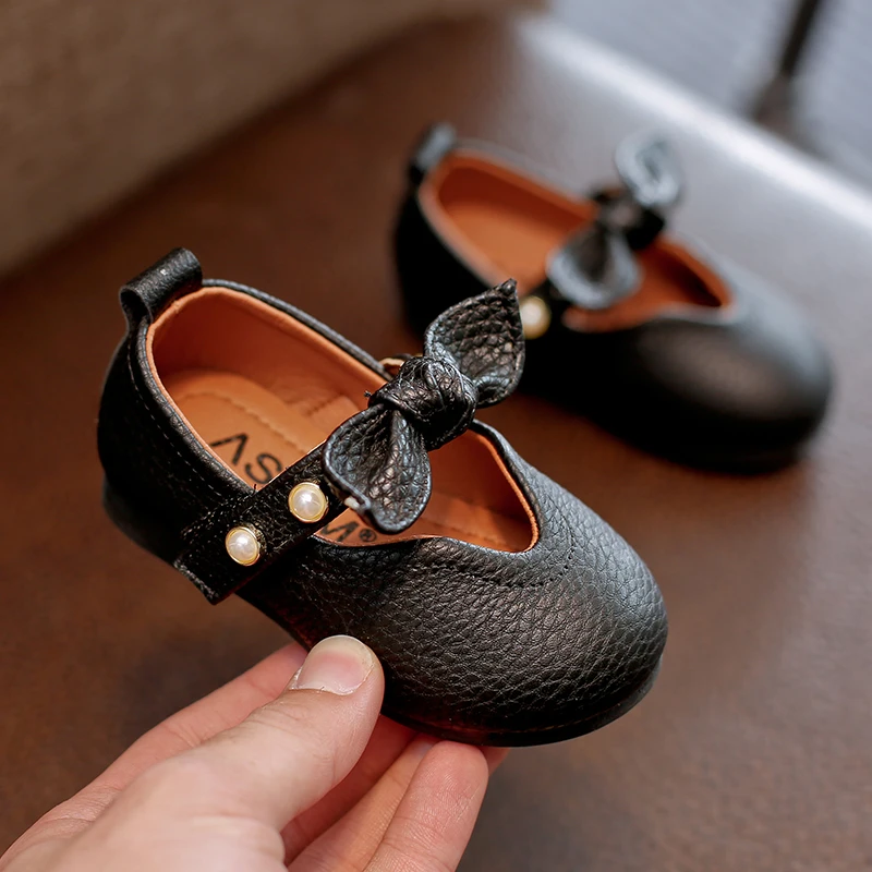 Diamond Baby Leather Shoes1 3 Years Spring And Autumn Girls Princess