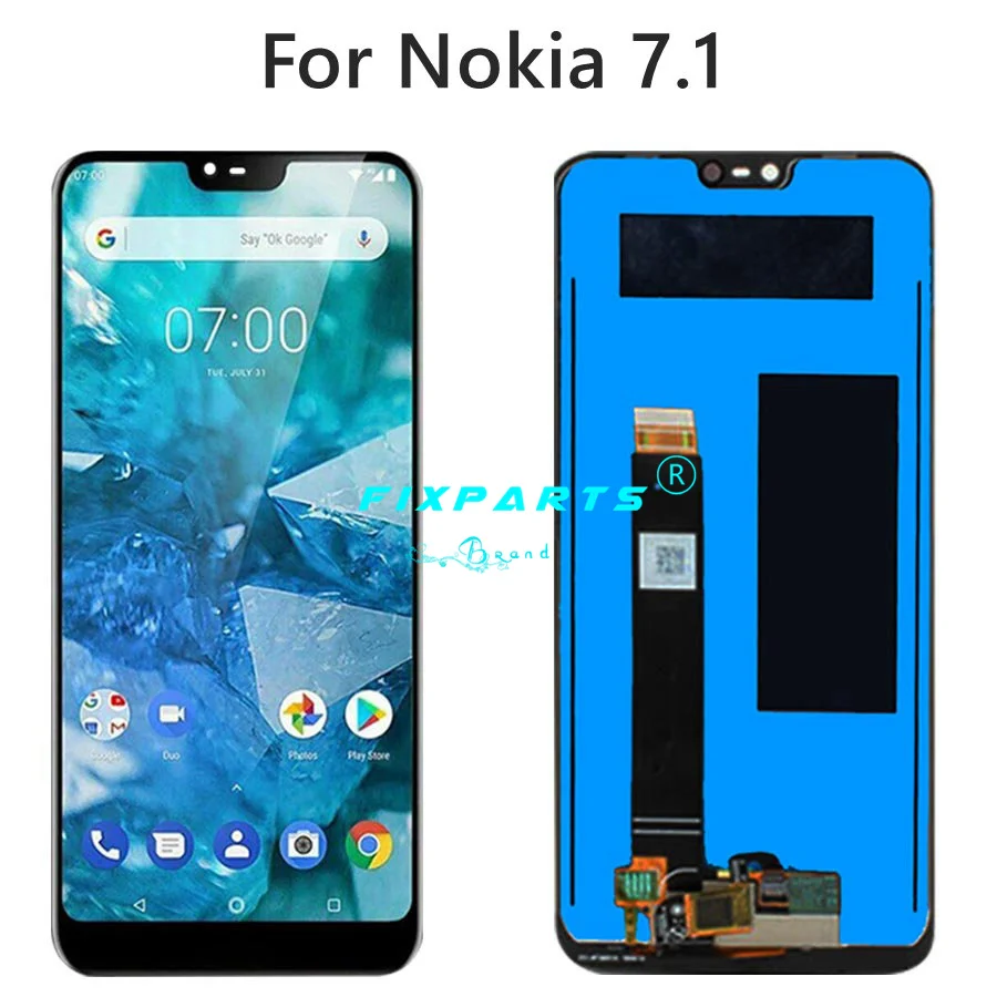 X7 Accessory for Phone hongyang Corresponding Model LCD Screen and Digitizer Full Assembly for Nokia 7.1 Plus X7 Accessory for Phone hongyang Corresponding Model LCD Screen and Digitizer Full Assembly for Nokia 7.1 Plus