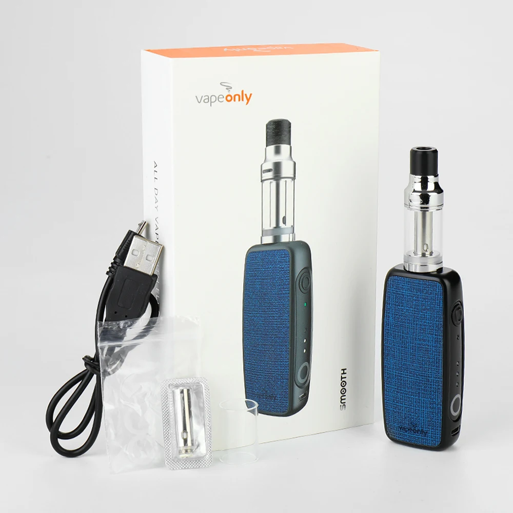 Новый оригинальный стартовый набор VapeOnly Smooth 1000 мАч встроенный аккумулятор бак 2
