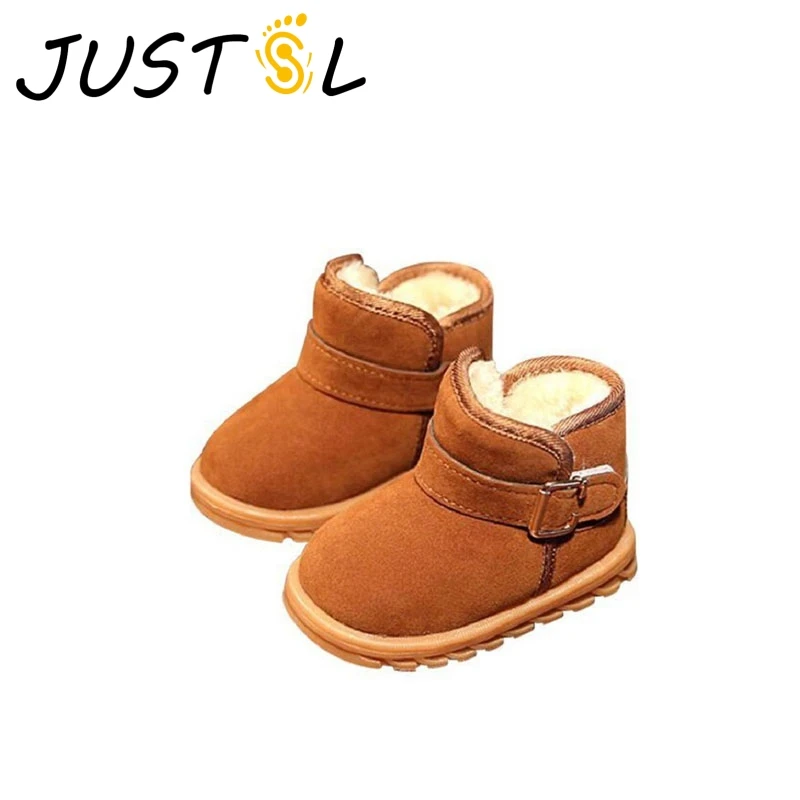 Baby boys girls thick cotton toddler shoes snow shoes for baby 1 6