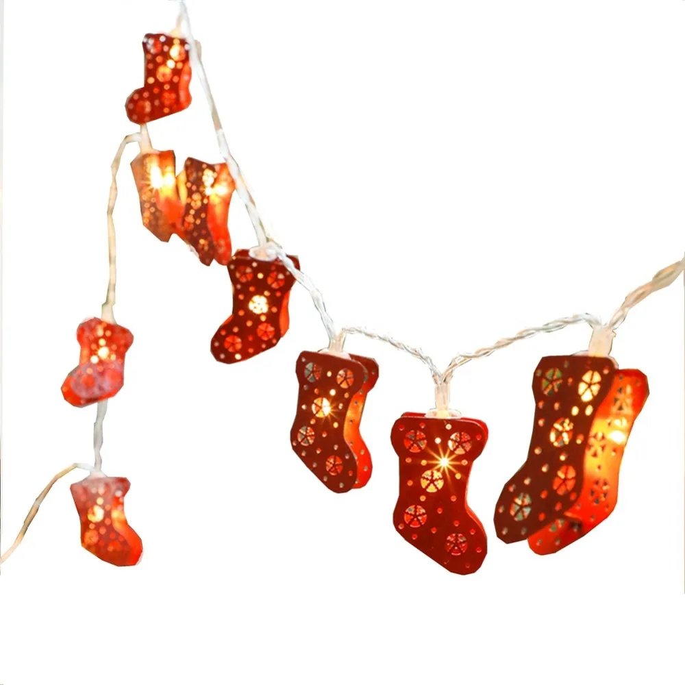 LukLoy Christmas Stocking LED String Lights, Socks Fairy String Lights