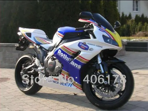 Nastro azsarro Обтекатели 06 07 CBR 1000 RR для CBR1000RR 2006 2007 Обтекатели+ Ветровое стекло(литье под давлением