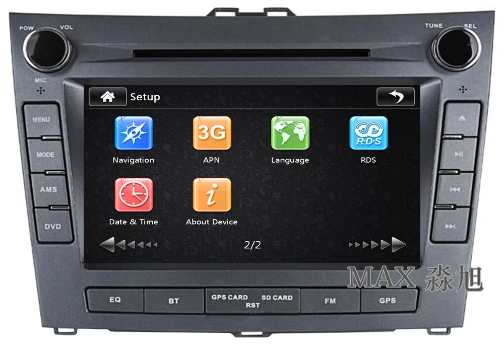 Best MAX 2 din 8" Car DVD Player For BYD L3 Radio RDS GPS Navigation System Free Map 3G 1080P Bluetooth call/music swc 2