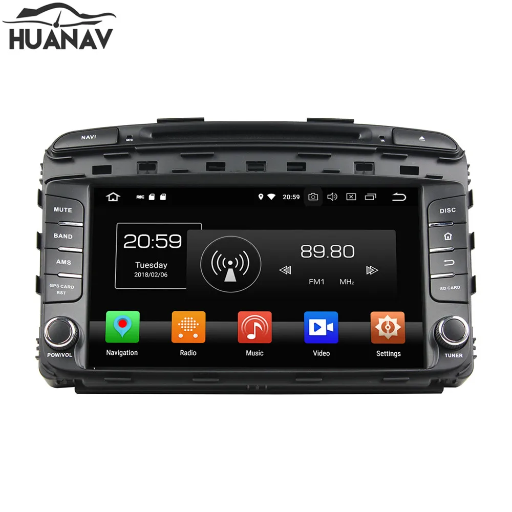 Excellent HUANVA Android 8.0 CD DVD Player GPS navigation For KIA SORENTO 2015+ multimedia player tape recorder 8-Core navi Audio maps 32G 7 Excellent HUANVA Android 8.0 CD DVD Player GPS navigation For KIA SORENTO 2015+ multimedia player tape recorder 8-Core navi Audio maps 32G 7