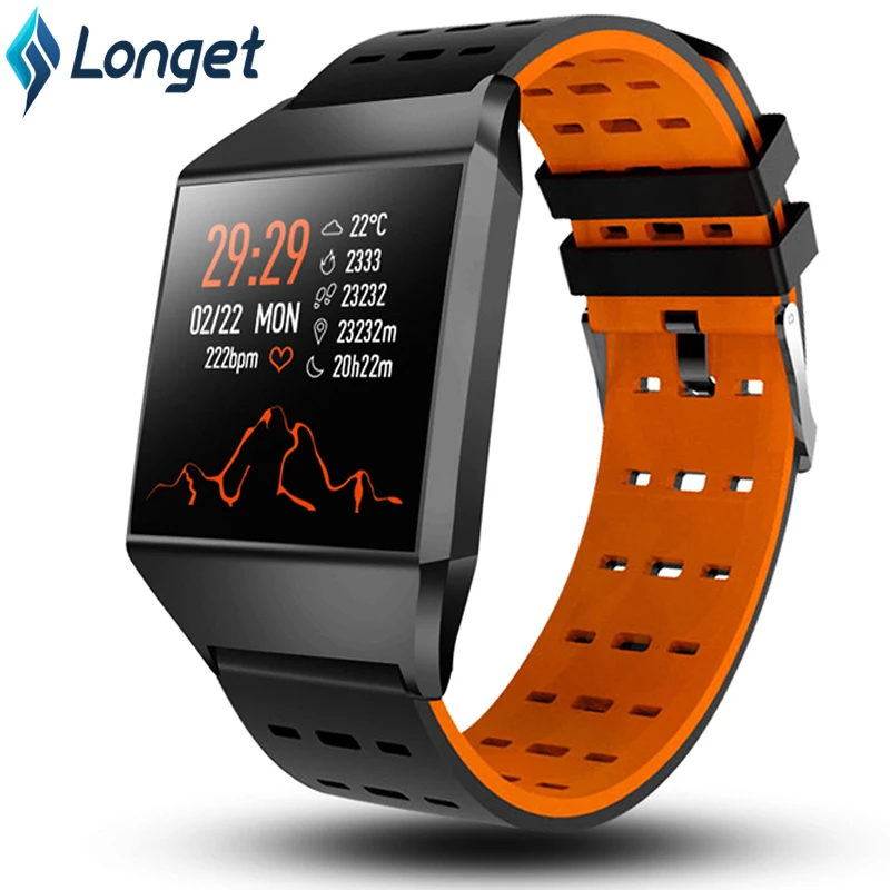 

Longet Smart Watch W1C Heart Rate Monitor Fitness Tracker Watch Bluetooth Sleep Monitor Sport Watches for iOS Android pk fitbits