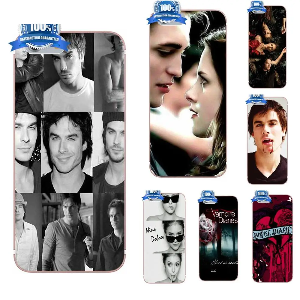 

Oedmeb Soft Fashion Cell Case Vampire Diaries Damon Salvatore For Galaxy A3 A5 A7 J1 J3 J5 J7 S5 S6 S7 S8 S9 edge Plus 2016 2017