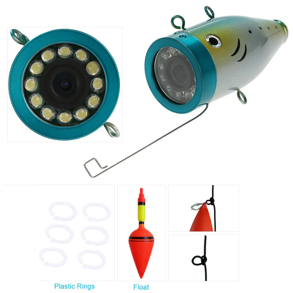 MAOTEWANG " дюймов цветной монитор 1000tvl подводный рыболовный комплект видеокамер 12 шт. светодиодный светильник рыболовные плавники
