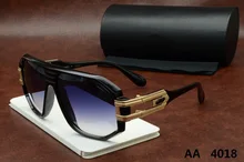 2018 New Top Brand Retro Male Sun Glasses Square Frame Goggles Clear Gradient Grey Lens Men Sunglasses Oversize Luxury CZ163