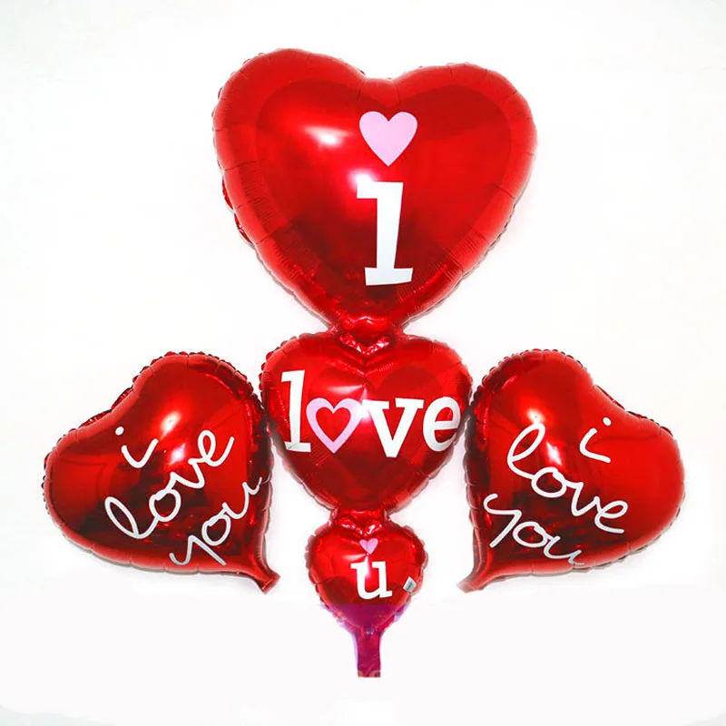 80x40cm baloon big i love you balloons party decoration heart