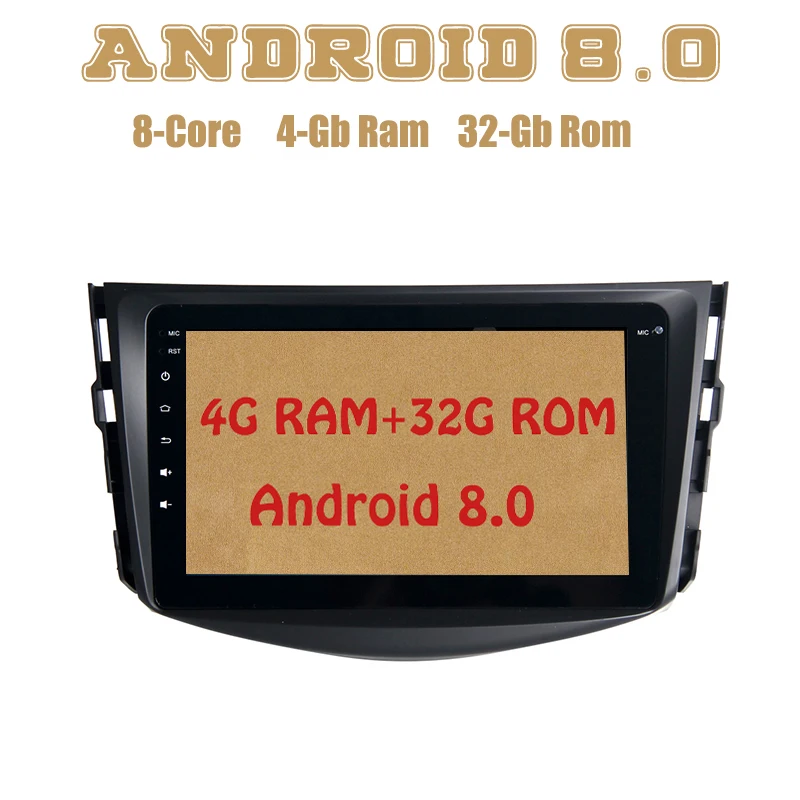 

Android 8.0 px5 Octa Core Car radio gps for toyota RAV4 2006-2012 with 4G RAM mirror link 4G wifi usb Stereo Auto