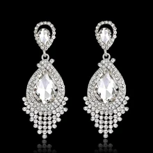 Crystal Drop Dangle Earrings